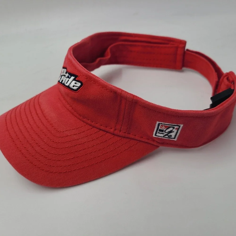 Youth USSSA Pride Visor Hat Adjustable The Game Red NPF Logo Softball Fast Pitch